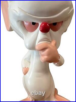 Vintage 11 Brain Statue From Pinky And The Brain Cartoon Warner Bros 1997 Rare