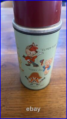 Vintage 1959 Metal Thermos Warner Brothers Looney Tunes RARE
