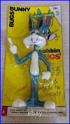 Vintage 1972 Warner Bros. Bugs Bunny Bobbin Bugs Head Really Moves RARE READ
