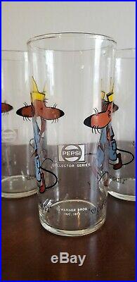 Vintage 1973 Pepsi Warner Bros Slow Poke Rodriguez Collector Series Glass Rare