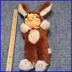 Vintage 1977 Wile E Coyote Plush Vinyl Rubber Face Looney Tunes Warner Bros Rare