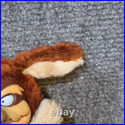 Vintage 1977 Wile E Coyote Plush Vinyl Rubber Face Looney Tunes Warner Bros Rare