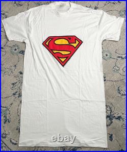 Vintage 1982 Superman DC Comics Movie Promo Shirt RARE Super Long T Warner Bros