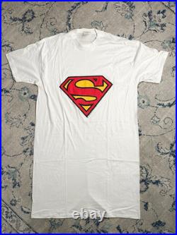 Vintage 1982 Superman DC Comics Movie Promo Shirt RARE Super Long T Warner Bros