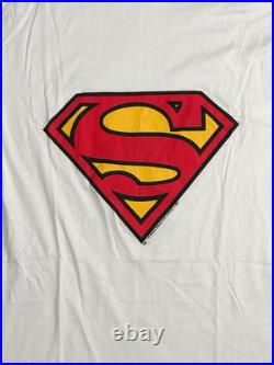 Vintage 1982 Superman DC Comics Movie Promo Shirt RARE Super Long T Warner Bros
