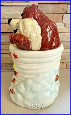 Vintage 1989 Warner Bros Taz Tasmanian Cookie Jar Taiwan Looney Tunes Rare