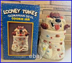 Vintage 1989 Warner Bros Taz Tasmanian Cookie Jar Taiwan Looney Tunes Rare