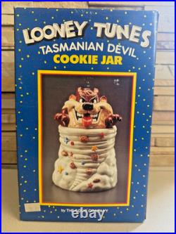 Vintage 1989 Warner Bros Taz Tasmanian Cookie Jar Taiwan Looney Tunes Rare Vintage 1989 Warner Bros Taz Tasmanian Cookie Jar Taiwan Looney Tunes Rare