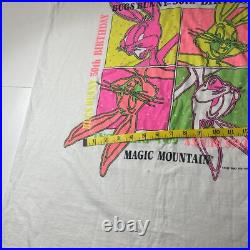 Vintage 1990 Warner Bros Bugs Bunny Single Stitch Tank Top 50th Birthday RARE