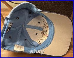 Vintage 1993 Taz UNC Tar Heels Snapback Hat Looney Tunes Warner Bros Rare