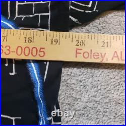 Vintage 1995 Taz Looney Tunes Warner Bros Neon Sign AOP Rare Freeze Shirt Mens M