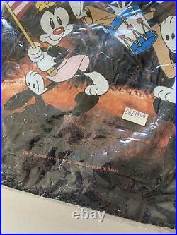 Vintage 1996 Animaniacs Cartoon ShowPromo Shirt XL 90s Deadstock Sealed RARE Vtg