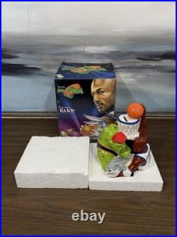 Vintage 1996 SPACE JAM Ceramic Bank with Box MICHAEL JORDAN Warner Bros Movie Rare