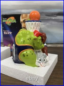 Vintage 1996 SPACE JAM Ceramic Bank with Box MICHAEL JORDAN Warner Bros Movie Rare