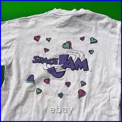 Vintage 1996 Space Jam Bugs and Lola YTH Tshirt Warner Bros Rare