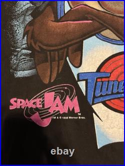Vintage 1996 Space Jam Taz Time Squad T-Shirt XL 18-20 Monstars Warner Bros Rare Vintage 1996 Space Jam Taz Time Squad T-Shirt XL 18-20 Monstars Warner Bros Rare