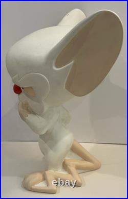 Vintage 1997 Brain Pinky And The Brain Warner Bros. 16.5 Statue RARE