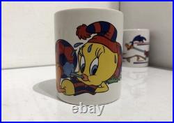 Vintage 1997 Looney Tunes x Barcelona FC Warner Bros Mugs x 9 RARE Taz Bugs