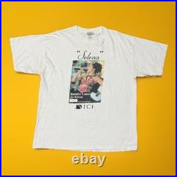 Vintage 1997 Selena Jennifer Lopez HBO Movie Promo Warner Bros T Shirt XL Rare