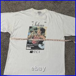 Vintage 1997 Selena Jennifer Lopez HBO Movie Promo Warner Bros T Shirt XL Rare