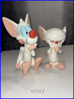 Vintage 1997 Warner Bros Collectables Statues Figures Pinky & The Brain RARE