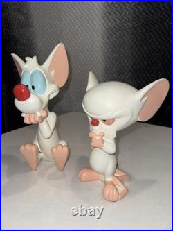 Vintage 1997 Warner Bros Collectables Statues Figures Pinky & The Brain RARE