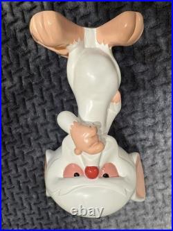 Vintage 1997 Warner Bros Collectables Statues Figures Pinky & The Brain RARE