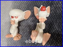 Vintage 1997 Warner Bros Collectables Statues Figures Pinky & The Brain RARE