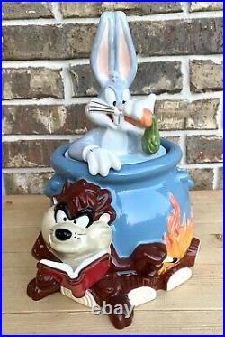 Vintage 1998 Bugs Bunny Warner Brothers Exclusive LargePorcelain Cookie Jar Rare