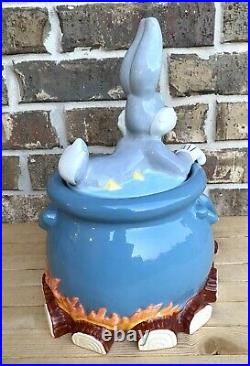 Vintage 1998 Bugs Bunny Warner Brothers Exclusive LargePorcelain Cookie Jar Rare