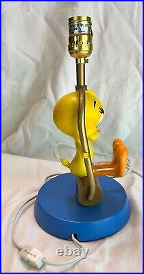 Vintage 1998 Rare Warner Brothers Studio Store Tweety Swing Lamp with Shade