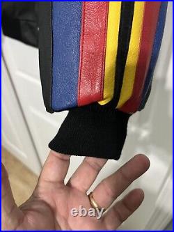 Vintage 2003 DC COMIC Superman 100% REAL Leather Jacket Size M WARNER BROS RARE Vintage 2003 DC COMIC Superman 100% REAL Leather Jacket Size M WARNER BROS RARE