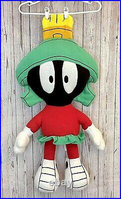 Vintage 90s Huge 36 Marvin the Martian Felt Plush Looney Tunes Doll Toy RARE