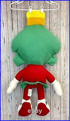 Vintage 90s Huge 36 Marvin the Martian Felt Plush Looney Tunes Doll Toy RARE