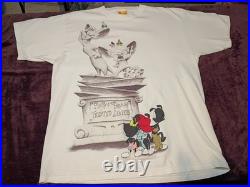 Vintage Animaniacs Pinky & The Brain Shirt Mens Size XL Warner Bros 1994 Rare
