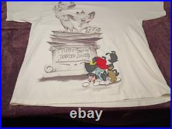 Vintage Animaniacs Pinky & The Brain Shirt Mens Size XL Warner Bros 1994 Rare