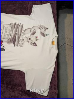 Vintage Animaniacs Pinky & The Brain Shirt Mens Size XL Warner Bros 1994 Rare