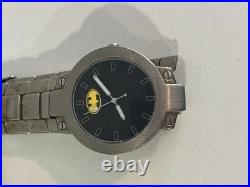 Vintage Batman Fossil Watch 2000 The Warner Bros collection Studio Store Rare