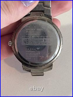 Vintage Batman Fossil Watch 2000 The Warner Bros collection Studio Store Rare