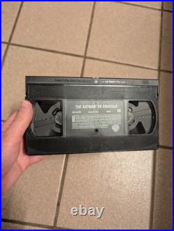 Vintage Batman vs Dracula (VHS 2005) Warner Bros. Rare Animated Vampire Rare H2f