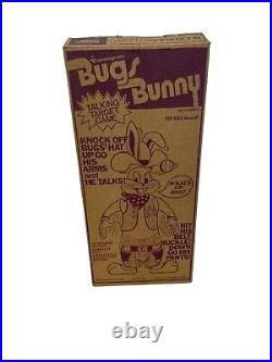 Vintage Bugs Bunny 1976 Talking Target Game Transogram RARE 79-65309-c Warner
