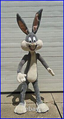 Vintage Bugs Bunny Happy Birthday Huge Plush 1990 50th Anniversary 52 RARE