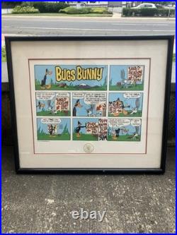 Vintage Bugs Bunny Warner Bros Reverse Psychology Rare 2 / 500 Vintage Bugs Bunny Warner Bros Reverse Psychology Rare 2 / 500