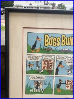 Vintage Bugs Bunny Warner Bros Reverse Psychology Rare 2 / 500 Vintage Bugs Bunny Warner Bros Reverse Psychology Rare 2 / 500