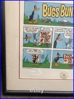 Vintage Bugs Bunny Warner Bros Reverse Psychology Rare 2 / 500 Vintage Bugs Bunny Warner Bros Reverse Psychology Rare 2 / 500