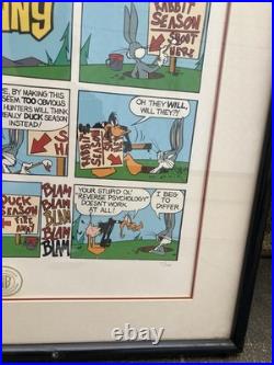 Vintage Bugs Bunny Warner Bros Reverse Psychology Rare 2 / 500 Vintage Bugs Bunny Warner Bros Reverse Psychology Rare 2 / 500