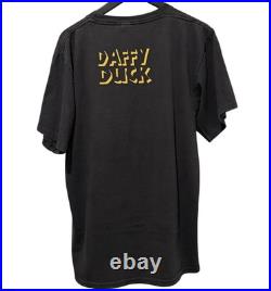 Vintage Daffy Duck Blackout Shadow Shirt Looney Tunes Warner Bros Official RARE