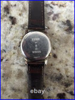 Vintage Extremely Rare Daffy And Bugs Bunny Dual Time Watch Warner Bros WBSS