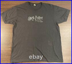 Vintage Harry Potter Movie Promo T Shirt The Prisoner Of Azkaban 2004 Rare