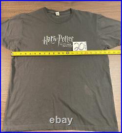 Vintage Harry Potter Movie Promo T Shirt The Prisoner Of Azkaban 2004 Rare